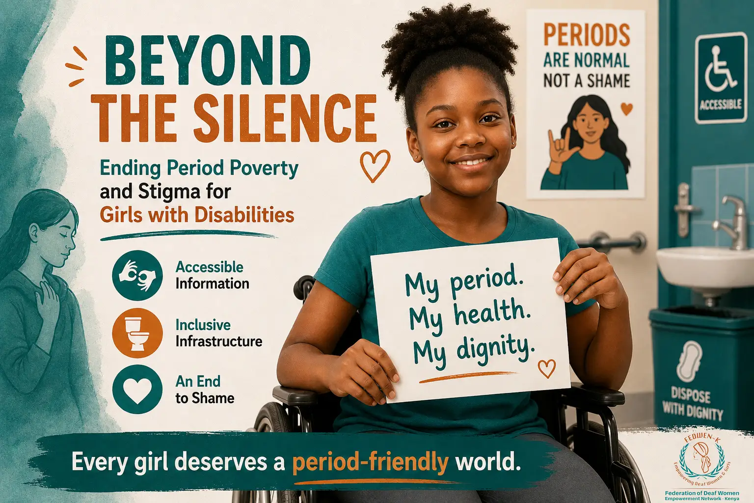 Beyond the Silence: Ending Period Poverty and Stigma for Girls with Disabilities